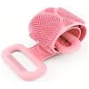 Generic Spazzola esfoliante in silicone, 1 pezzo, colore blu (rosa)