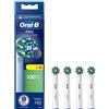 Oral-B Testine Di Ricambio Pro Cross Action, 4 Testine | 4 Testine di Ricambio per Spazzolino Elettrico, Autentiche, Setole Angolate che si Adattano a ogni Dente per Pulizia Profonda