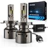 KOYOSO LED H4 Lampadine CANBUS: Nessun Errore Kit Lampade Fari 36000LM 200W Super Luminoso Luci - 6500K Bianco Freddo LED Abbagliante e Anabbagliante Sostituzione per 12V Auto