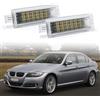 njssjd 2pcs LED Tronco Porta Portaoggetti Luce di Cortesia Lampada per B-MW Serie 3 E90 E91 E92 E93 F30 F31 F34 F80 18-SMD 6000K Canbus Bianco Senza Errori Luce Vano Piedi Interno
