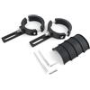 Fleymu 2 Pezzi Staffa di Montaggio Fari LED Universale (38 mm - 60 mm), Staffe Supporto Faretti Moto, Staffe di Montaggio Barra Luminosa Morsetto, per Veicoli Auto Camion Moto Barca