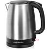 Aigostar Milo - Bollitore Acqua Elettrico 2200W, Capacità 1,7L, Bollitori In Acciaio Inox spazzolato, Senza BPA con Spegnimento Automatico e Protezione da Bollitura a Secco, Filtro Anticalcare, Nero