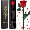 BBLTIFF Rosa Eterna, Rosa Stabilizzata Vera con Scatola Regalo, Vera Rosa Eterna, Regalo Donna, Fiori Stabilizzati Veri, San Valentino Regalo per Donne, Rose Stabilizzate per Madri, Amiche, Mogli
