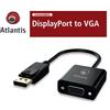 Atlantis Adattatore da DISPLAY PORT a VGA DisplayPort 1.1 / VGA HD 15P (D-SUB) Risoluzione 1920X1080@60HZ - A04-DP_VGA - A04-DP_VGA