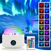 xinrongda Luce Notturna Bambini Lampada Aurora Boreale, Proiettore a LED per il Cielo Stellato con Telecomando e 16 Effetti Luminosi, Lampada Proiettore RGB Dimmerabile con Luce Notturna