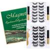BeauFairy Ciglia Finte Magnetiche e Eyeliner Magnetico Kit, 14 Paia di Ciglia Finte Magnetiche 3D Naturale Riutilizzabili, 3 Tubi Impermeabile Magnetico Eyeliner, Senza Colla Riutilizzabile