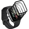 Yieehhow Pellicola Protettiva per Amazfit GTS 3 42mm Vetro Temperato [4 Pezzi], PMMA Film Protettivo Composito, HD/Anti-graffio, 3D Curva Protezione Schermo per Amazfit GTS 3 42mm