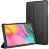 JETech Custodia per Samsung Galaxy Tab A 10,1 2019 (SM-T510/T515), Supporto Sottile con Retro Rigido Cover (Nero)