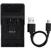 Norifon EN-EL19 USB Caricatore per Nikon Coolpix S33, S7000, S6900, S2800 | Compatibile con Nikon Coolpix S100, S3100, S4100, S4300, S5200, S6500 Fotocamera