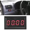 KIMISS Orologi Digitali Elettronici a LED per Autoveicoli ， Orologio Digitale da Cruscotto per Auto DC 4.5-30V per Barche per Camion Auto (opzione Blu Rosso Verde)(rosso)