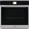 WHIRLPOOL W9OM24S1H - W9 OM2 4S1 H Forno da Incasso 60 cm Vetro Nero Cornice iXelium - 8 Funzioni - 6° SENSO - Cottura Multilivello Classe A+