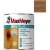 FINITURA IMPREGNANTE A CERA ALL'ACQUA NOCE CHIARO 0,750 LT Gel plus legno Max Mayer