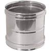 CANNA FUMARIA Raccordo Caldaia Femmina Femmina D.100 In acciaio inox AISI 304