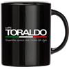 Toraldo Tazza Mug Caffè Toraldo - Eleganza Nero Opaco, 350 ml