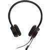 Jabra Evolve 20 SE - USB-A/USB-C - cuffie doppie con cavo certificate per Microsoft Teams