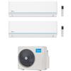 MIDEA CONDIZIONATORE MIDEA DUAL SPLIT EVOLUTION 7000+12000 BTU WIFI INVERTER M2OE-18HFN8-Q A++