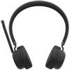 Lenovo Cuffie Lenovo Wireless Stereo Headset Bluetooth 5.3 Nero [4XD1Q30302]