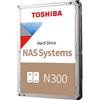 Toshiba Hard Disk 3,5 12TB Toshiba N300 NAS 7200rpm,512MB [HDWG51CEZSTA]