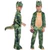 Spooktacular Creations Costume da T-Rex verde di Halloween per bambini, Costume da dinosauro realistico per bambini unisex per Halloween