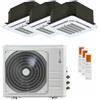 clivet Condizionatore Clivet BOX 2 650x650 cassetta 4 vie trial split 12000+12000+18000 BTU inverter A++ unità esterna 10.5 kW codice prodotto 89112261/89102297_2/89102233_1