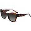 Liu Jo Jeans Liu Jo Occhiali da Sole LJ754S HAVANA/OLIVE BROWN SHADED 56/18/140 donna