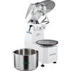 FIMAR Impastatrice Spirale HYDRA PLUS per Impasti Alta Idratazione - Testa Sollevabile e Vasca Mobile - Impasto/Ciclo Kg 38