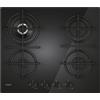 Candy Piano Cottura 4 Fuochi a Gas Larghezza 60 cm (1 Bruciatore Doppia Corona) in Vetro colore Nero - CVG6BR4WTB Moderna