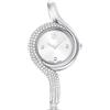 Swarovski Orologio Dextera Asymmetric, Fabbricato in Svizzera, Bracciale di metallo, Tono argentato, Acciaio inossidabile, Taglia unica
