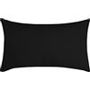 Stof Lovely Casa, Set biancheria da letto, 220 x 240 cm, Copripiumino Matrimoniale e due federe, in cotone, 63 x 63 cm, 2 pz., Nero (schwarz)