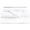 Superior Completo Lenzuola Flanella Cotone Matrimoniale Tinta Unita Bianco, Due piazze, 33x17.8x25.4 cm
