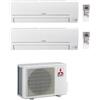 MITSUBISHI CLIMATIZZATORE CONDIZIONATORE DUAL SPLIT MSZ-HR R-32 12000+18000 MXZ-3HA50VF A++