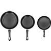 Shanrya Utensile da cucina, set di 3 padelle riutilizzabili per fornelli a gas a induzione