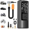 HOVVIDA Compressore Aria Portatile, Compressore Portatile, Compressore Portatile Moto, 150 PSI (10,3 Bar) 5V, Inflazione Rapida, Spegnimento Automatico, LED, per Auto, Moto, Bicicletta, Palla
