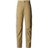 THE NORTH FACE NF0A8BGHLK5 W Exploration Cargo Pant Pantaloni Sportivi Donna Khaki Stone Taglia 2
