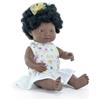 Miniland Bambola africana femmina di 38cm. Realizzata in Spagna con aroma di vaniglia. Anatomicamente corretta. Collezione My Friends & Me