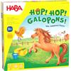 HABA - Hop! Hop! Galoppioni! - Gioco di cavalli e corse - Gioco da tavolo - 3 anni in su - Rif 5445