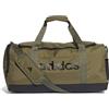 adidas Essentials Linear Duffel Bag, Borsone Unisex-Adulto, Olive Strata/Black, M