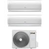 Ferroli Climatizzatore Dual Split Inverter 9000 + 9000 Btu Condizionatore con Pompa di Calore Classe A++/A Wi-Fi (Unità Interna + Unità Esterna ) - 2CP001HF + 2CP001HF + 2CP001PF Giada M