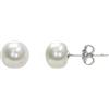 MAYUMI Orecchini di perle in argento 10mm