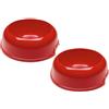 Ferplast Ciotola per Cani e Gatti Ecosostenibile Party, Antiscivolo, Adatta ai Viaggi, in Plastica Riciclata, Small (0,5 L)
