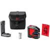 Leica Lino L2s - livella laser a linee incrociate con innovativo adattatore magnetico (fascio laser rosso, portata di lavoro: 25 m)