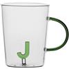 La porcellana bianca Allalettera Mug con lettera J di La Porcellana Bianca