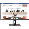LENOVO Monitor PC 23.8 1920 x 1080 Pixel Full HD IPS 100 Hz Luminosità 250 cd/m2 Risposta 4 ms colore Nero - ThinkVision 63DEKAT3EU