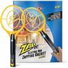ZAP IT! Colpisci con Zap-It!! Fulmina-insetti - Racchetta elettrica ricaricabile insetticida scaccia mosche e zanzare, carica USB 4.000 Volt, luce LED superluminosa per colpire al buio