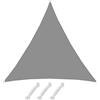 AMANKA UPF50+ Tenda da Sole UV - 3x3x3 Triangolo Poliestere Idrorepellente - Vela Protezione Solare