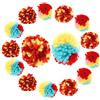 FRCOLOR 15 Pezzi palla di peluche gatto giocattoli pompon gattino giocattolo per gatti con gatta giocando giochini per gattini cat toys giocattolo con di gatto accessorio gabbia