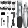 WAHL Groomsman, peli del naso, dettagli e pulizia con Trimmer Wet/Dry a batteria per peli del naso