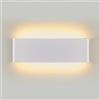 CHEVVY Lampada da Parete Interno 12W Bianco Caldo 4000K con 85-265V | Moderno Up Down Applique da Parete Lampade da Parete Decorative per Bagno Soggiorno Scale Corridoio