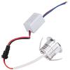 AMONIDA Mini Faretto da Incasso, Mini Faretto da Incasso a LED Paralume Altamente Traslucido Dissipazione del Calore 3W per Soffitto Interno per Vetrina (Luce Bianca Positiva 6000K)