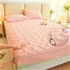 Odot Trapuntati Lenzuola Coprimaterasso con Angoli, Extra Profondo Morbido Impermeabile Elastica Proteggi Coprimaterasso per Letto Singolo Matrimoniale King e Super King Size (200x220+30cm,Rosa)